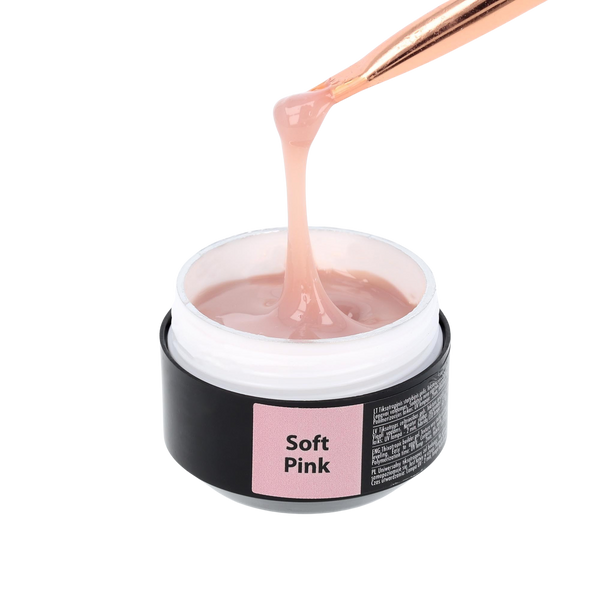 Ehitusgeel Solid "Sincero Salon", Soft Pink, 15 ml