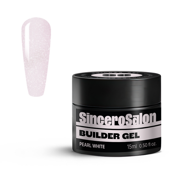 Ehitusgeel "Sincero Salon", Pearl White, 15 ml