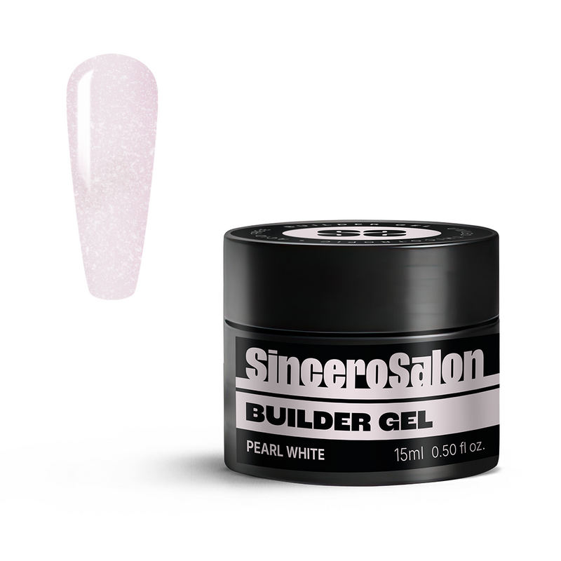 Ehitusgeel "Sincero Salon", Pearl White, 15 ml