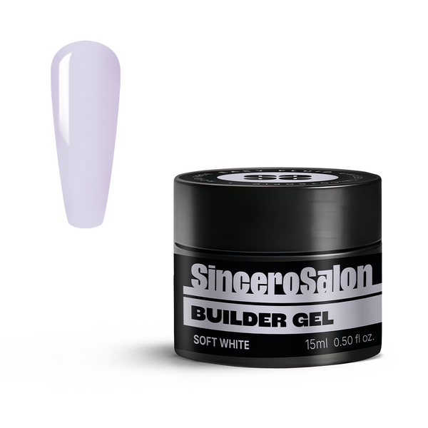 Ehitusgeel Easy Fluid "Sincero Salon", Soft White, 15 ml