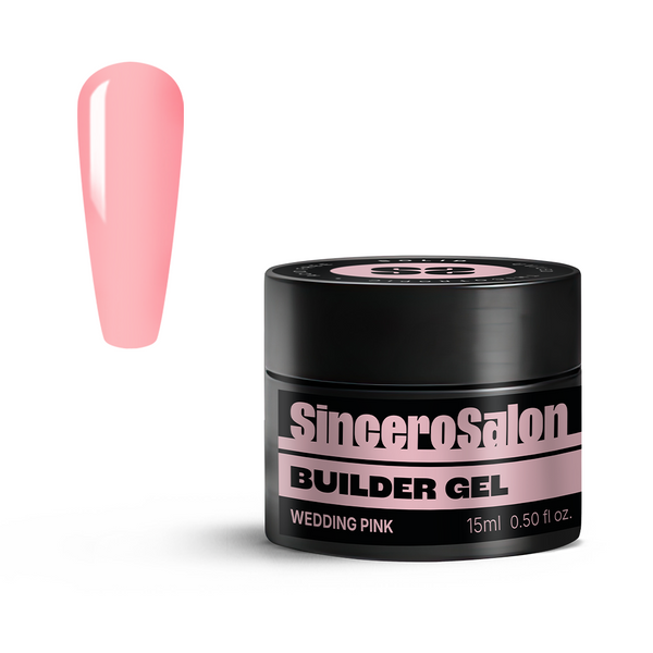 Ehitusgeel Solid "Sincero Salon", Wedding Pink, 15 ml