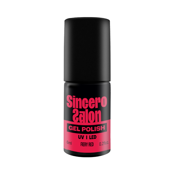 Geelküünelakk "Sincero Salon", 6 ml, FIERY RED, 3686