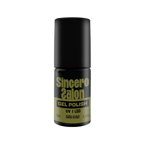 Geelküünelakk "Sincero Salon", 6 ml, DARK KHAKI, 6281