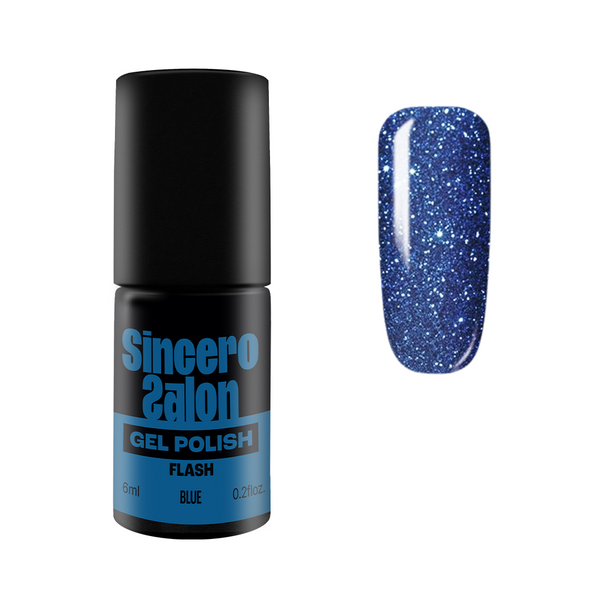 Geelküünelakk "Sincero Salon", 6 ml, Flash Blue, 3753