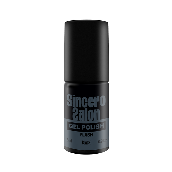 Geelküünelakk "Sincero Salon", 6 ml, Flash Black, 3760