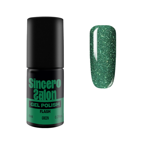 Geelküünelakk "Sincero Salon", 6 ml, Flash Green, 3784