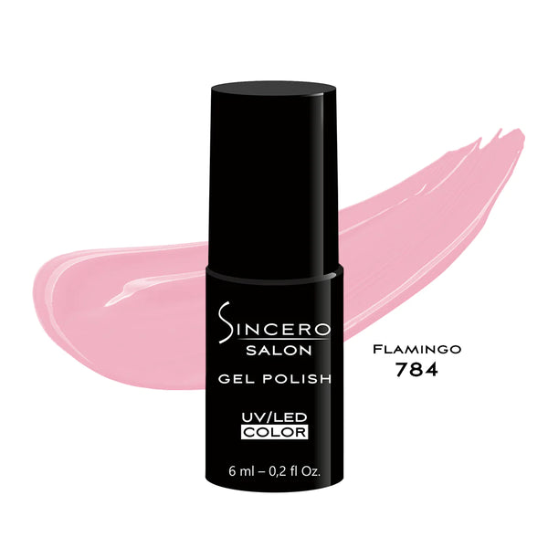 Geelküünelakk "Sincero Salon", 6 ml, FLAMINGO, 784