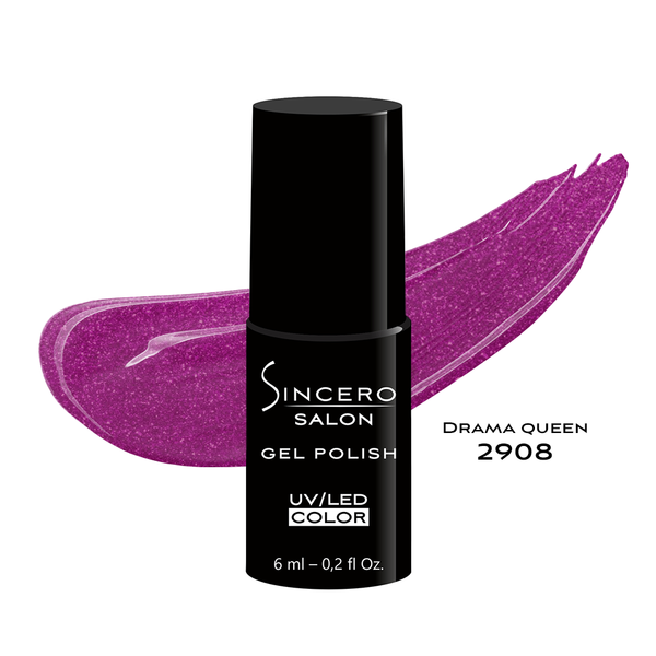 Geelküünelakk "Sincero Salon" 6ml, Drama queen, 2908