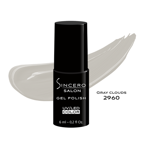 Geelküünelakk "Sincero Salon" 6ml, Gray clouds, 2960