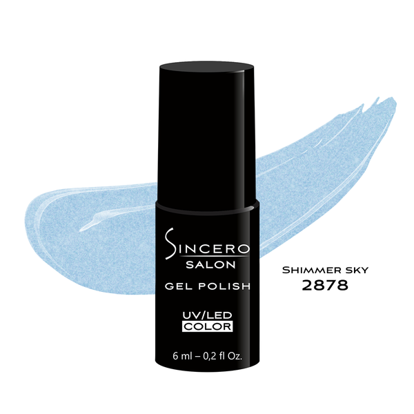 Geelküünelakk "Sincero Salon" 6ml, Shimmer sky, 2878