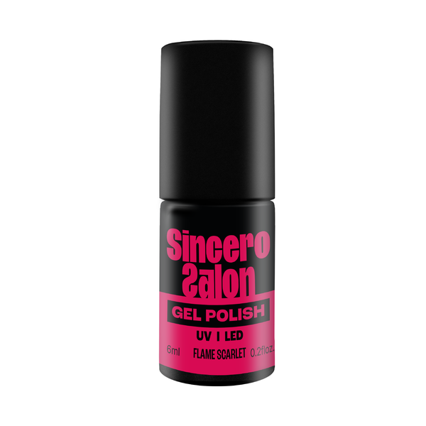 Geelküünelakk "Sincero Salon", 6 ml, FLAME SCARLET, 3723