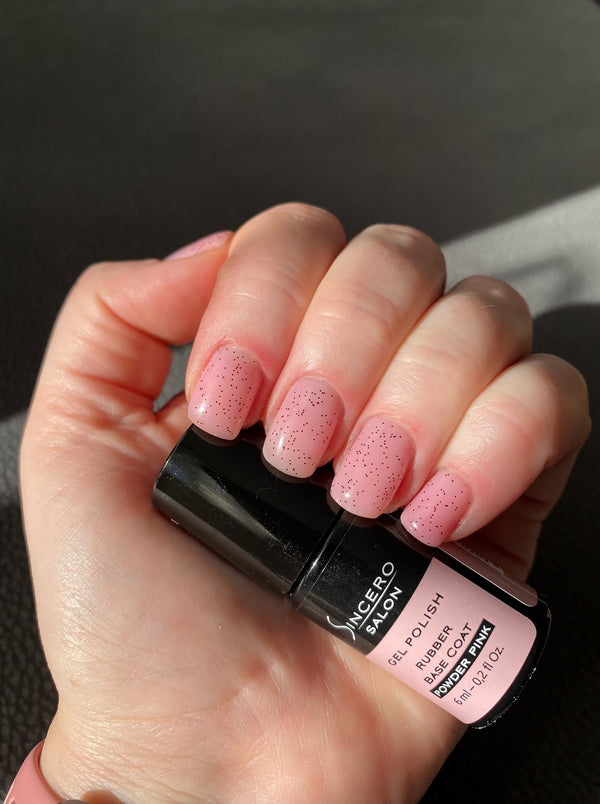 Kummist aluslakk "Sincero Salon", Powder pink, 6 ml