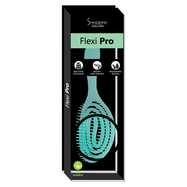 FlexiPro juuksehari "Sincero Salon", roheline, 1 tk