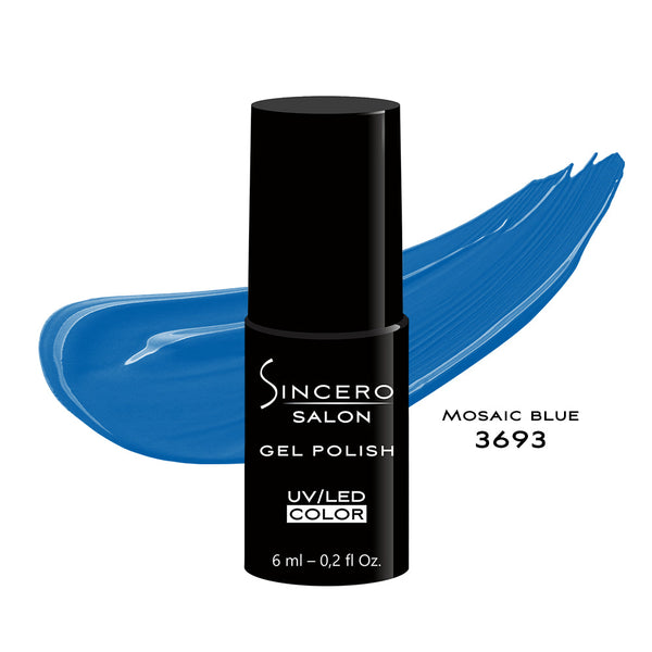 Geelküünelakk "Sincero Salon", 6 ml, MOSAIC BLUE, 3693