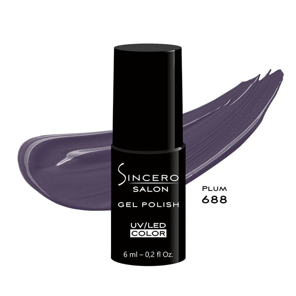 Geelküünelakk "Sincero Salon", 6 ml, PLUM, 688