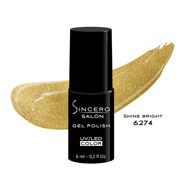 Geelküünelakk "Sincero Salon", 6 ml, SHINE BRIGHT, 6274