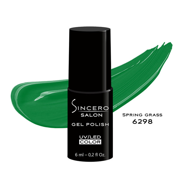 Geelküünelakk "Sincero Salon", 6 ml, SPRING GRASS, 6298