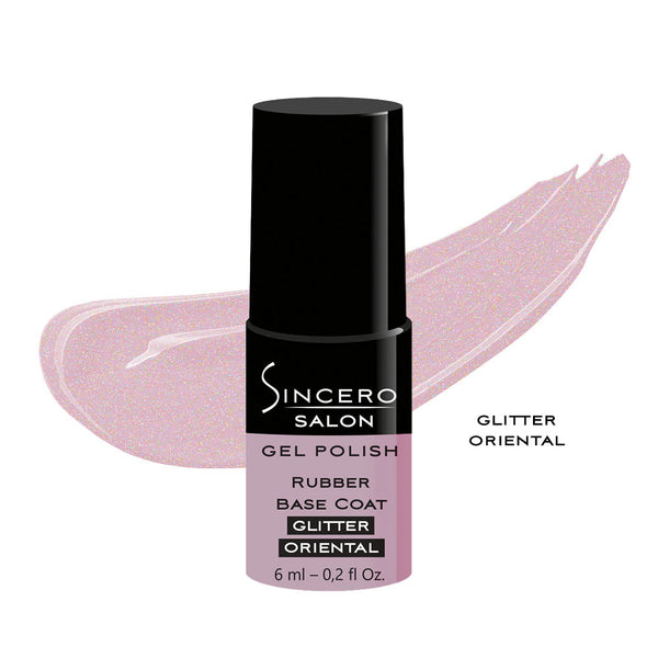 Kummist aluslakk "Sincero Salon", Glitter oriental, 6 ml