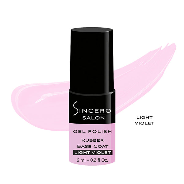 Kummist aluslakk "Sincero Salon", Light violet, 6 ml