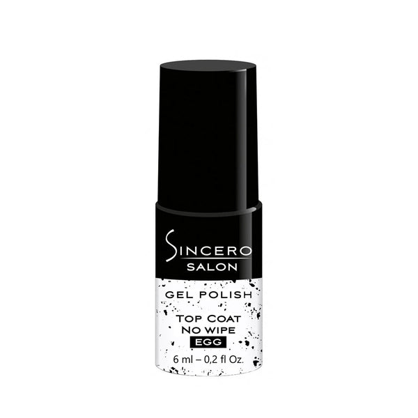 Geelküünelaki pealislakk "Sincero Salon", Top Coat No wipe, Egg, 6 ml